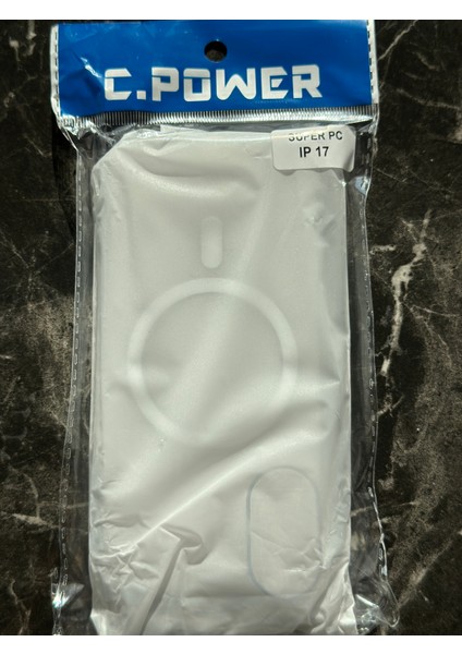 C.power Magsafe Şeffaf Sert Kılıf – iPhone 17 Uyumlu, Darbeye Dayanıklı Pc Malzeme modelleri