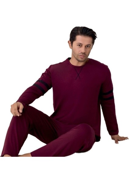 Core Prime Kışlık Penye Süprem Kumaş Erkek Pijama Takımı M/2xl