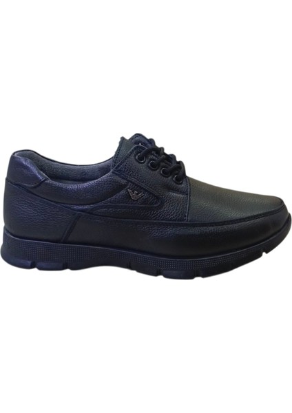 Erkek Siyah Ortopedi Topuk Masajlı Hakiki Deri Kışlık Ayakkabı indirimleri