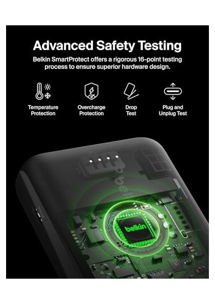 Boostcharge 10000 Mah Kapasiteli Taşınabilir Powerbank, Mfı Sertifikalı 2 Adet Usb-C Kablo Bağlantı Noktası, 23W, Siyah modelleri