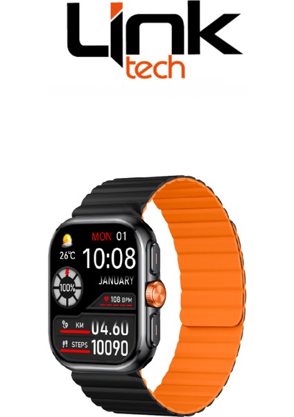 S105 Premium Lt Watch 49MM Süper Amoled IP68 Suya Dayanıklı Akıllı Saat (Kvk Türkiye Garantili)