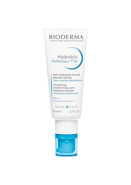 Bioderma Hydrabio Perfecteur Işıltı Veren, SPF30 Güneş Koruyucu ve Niasinamid Içeren Nemlendirici Yüz Kremi 40 ml