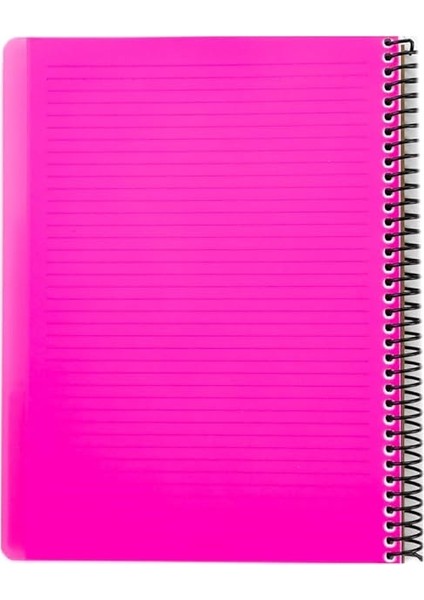 Capricorn Neon Serisi, A4, 7 Konulu (5 Kareli, 2 Çizgili) 210 Yaprak Pp Kapaklı Spiralli Defter, Pembe fiyatları