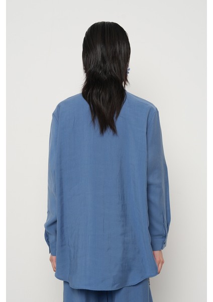 Kadın Önü Boncuk ve Taş Işlemeli Oversize Gömlek indirimleri