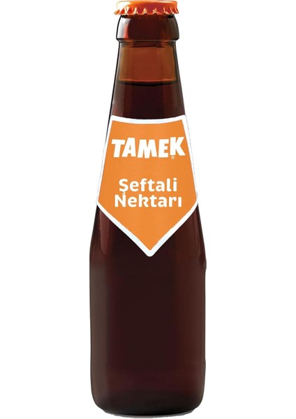 Tamek Kahverengi Şişe Şeftali Nektarı 200 cc x 6 Adet modelleri