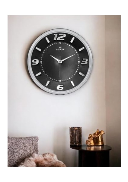 Exclucive Kabartama Rakamlı Klasik Kadranlı 30 cm Duvar Saati Gri fiyatları