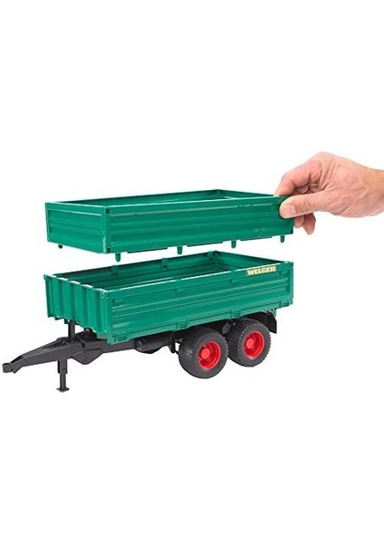 - Römork Büyük Yeşil Damperli Ölçekli Model modelleri