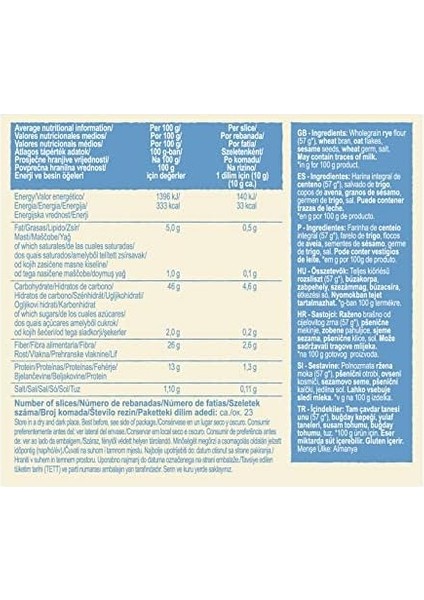 Wasa Lifli Gevrek Ekmek (Crispbread Fibre) 230 gr