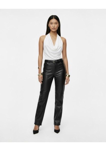 Boyundan Bağlamalı Sırtı Açık Degaje Bluz fiyatları