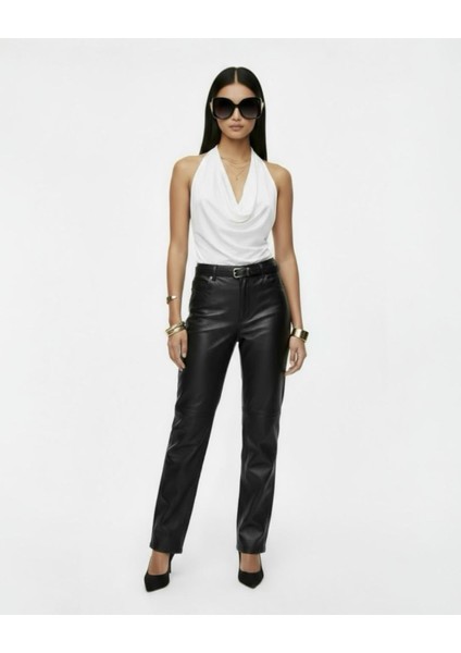 Boyundan Bağlamalı Sırtı Açık Degaje Bluz fırsatları