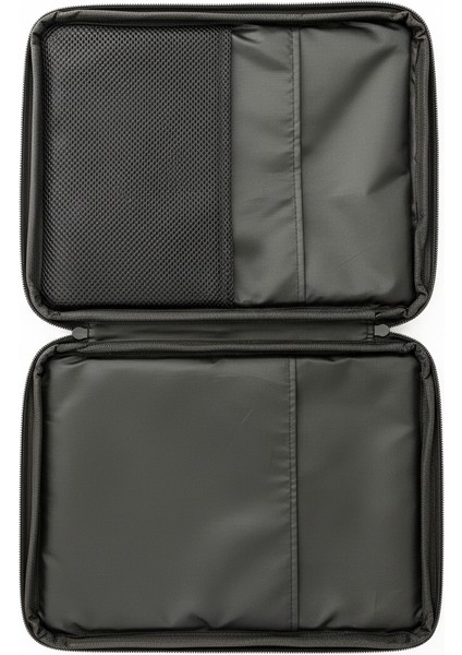 Çok Bölmeli, Şık Siyah iPad Pro 6.nesil 12.9”/ 7.nesil 13”/ Air M2 ile Uyumlu 13” Tablet Çantası