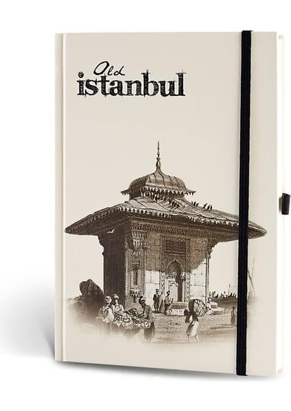 Eski Istanbul Journal Çizgili Çeşme