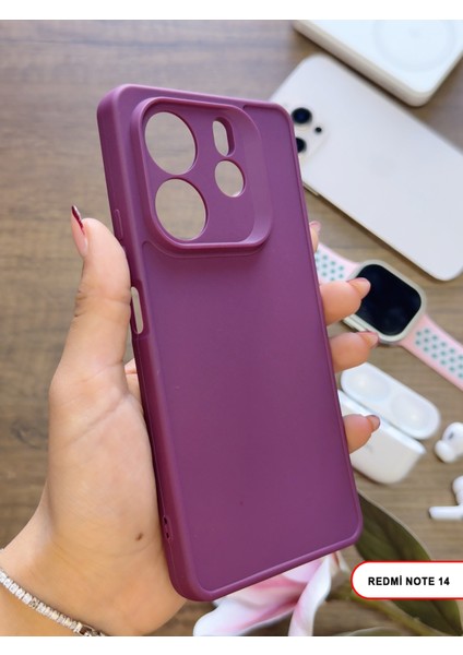 Redmi Note 14 4g / 5g Uyumlu Kamera Korumalı Darbeye Dayanıklı Renk Atmayan Keep Silikon Kılıf
