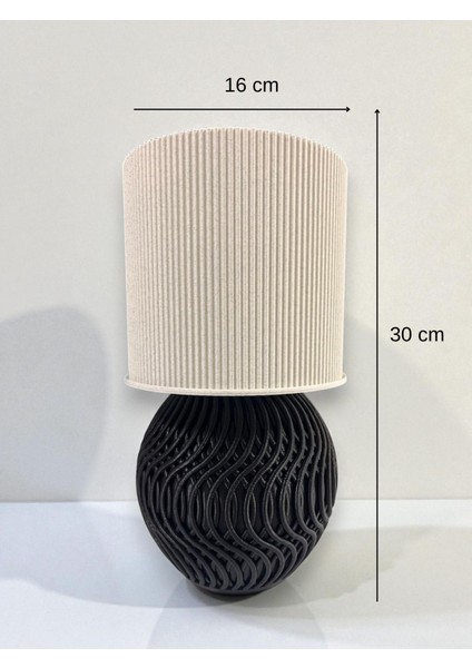 Estetik Kıvrımlı Gövdeli Abajur | Hasır Görünümlü Şapka | Ev Hediyesi ve Dekoratif Aydınlatma modelleri