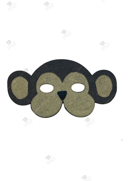 Maymun Maske Kaliteli Keçe Hayvan Figürlü Maske