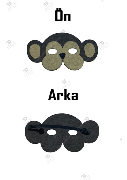 Maymun Maske Kaliteli Keçe Hayvan Figürlü Maske fiyatları