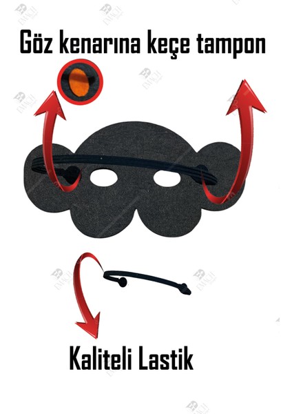 Maymun Maske Kaliteli Keçe Hayvan Figürlü Maske modelleri