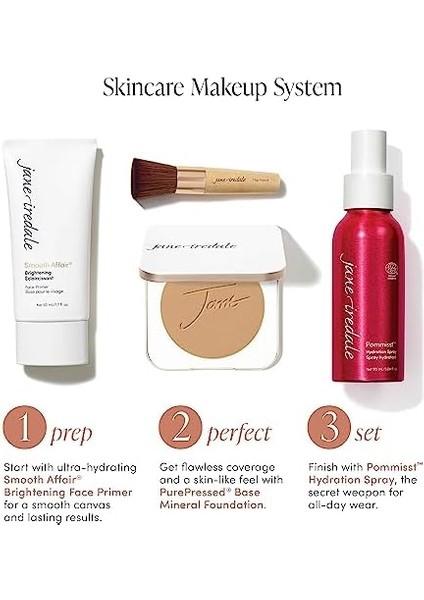 Jane Iredale Purepressed Base Mineral Foundation SPF20 Refill-Eu-Sıkıştırılmış Mineral Pudra #natural 1 Paket (1 x 9.9 G) fiyatları