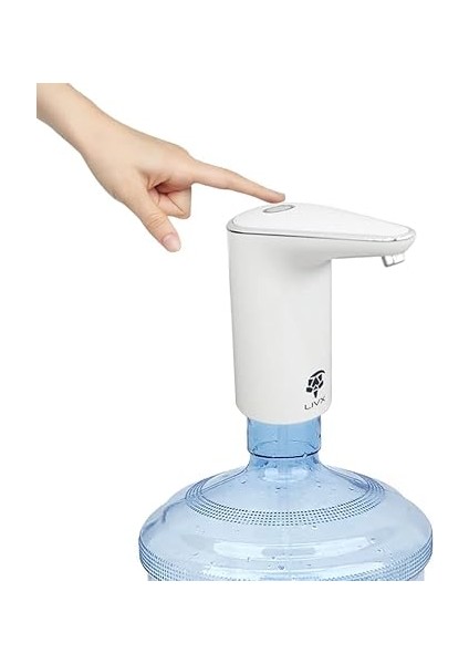 Şarjlı Damacana Su Pompası Yeni Nesil Otomatik Gümüş XHB-060 modelleri