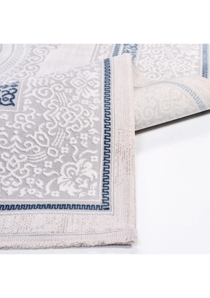 Oliena Klasik Göbekli Polyester Kaydırmaz Taban Makine Halısı indirimleri