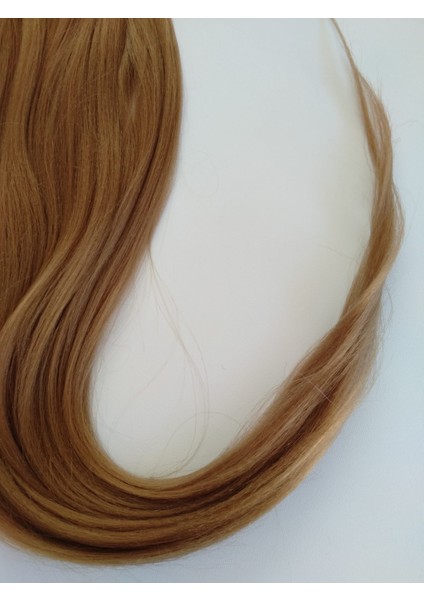 Karamel Renkli At Kuyruğu Saç Tokası modelleri