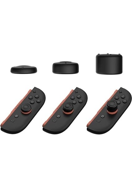 Switch 2 Pro Joy Con Için 6'sı 1 Arada Silikon Analog Thumbstick Grip Caps Thumb Grip Stick Joystick Extender Sap Klavye Yüksek Bel Kılıfı indirimleri