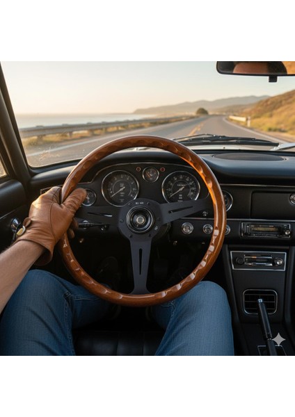 Premium Direksiyon Ahşap-Siyah Klasik ve Sportif Estetik Görünüm fiyatları