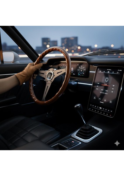 Premium Direksiyon Ahşap-Siyah Klasik ve Sportif Estetik Görünüm modelleri