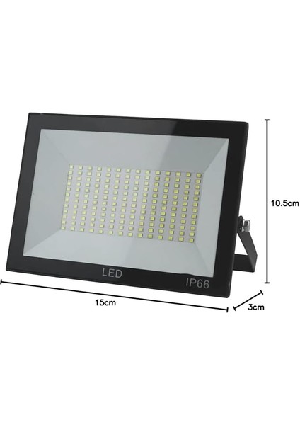 50 Watt LED Projektör (Tüm Renkler) IP66 Su ve Toz Geçirmez (Gün Işığı)