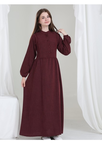 Melora Kız Çocuk Kadife Elbise Bordo fırsatları