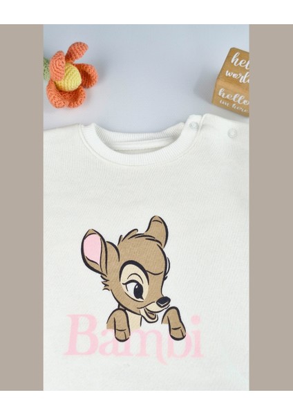 Figürlü 3 Iplik Şardonlu Beyaz Kız Bebek Takımı (6-24 Ay) indirimleri