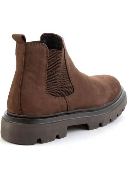Kahve Hakiki Deri Erkek Bot & Bootie E02811242701 modelleri