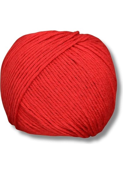 Organik Pamuk Amigurumi Punch 50 gr El Örgü Ipi Kırmızı fiyatları