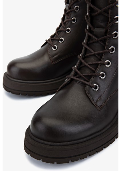 Kadın Hakiki Deri Kahverengi Casual Bot 1164 5312 Bn Bot SK25-26 Kahve Nappa modelleri