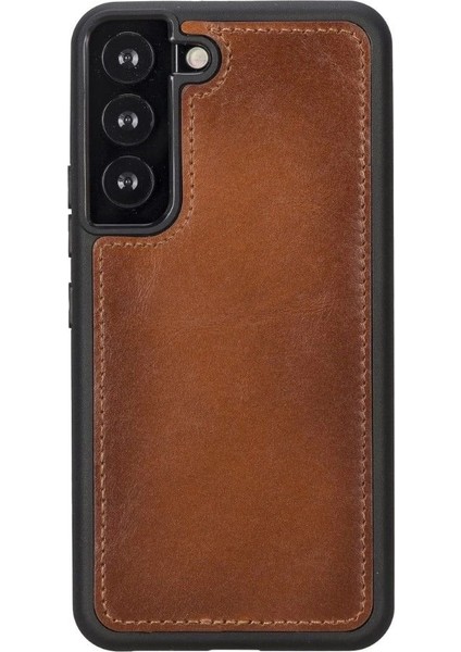 Samsung Galaxy S22 Uyumlu Deri Cüzdanlı Kılıf Mwwn RST2EF Taba fiyatları