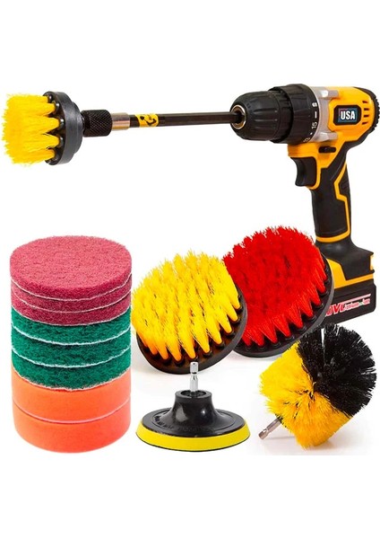 Ally 31 Parça Çok Amaçlı Ev Banyo ve Araç Matkap Ucu Temizlik SETI-(5775) - N811J072-M98811 indirimleri