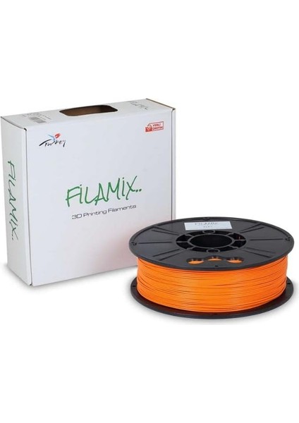 Filamix Pla + 1.75 mm Filament 1 kg Plus Turuncu