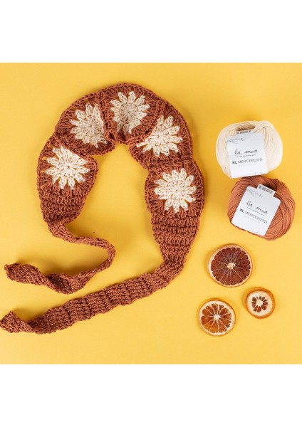 La Mia Xl Mercerized Kahverengi El Örgü Ipi - 211 - 33773 fırsatları