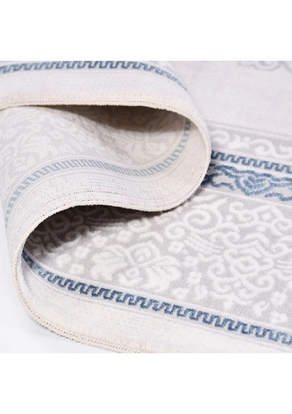 Oliena Klasik Göbekli Polyester Kaydırmaz Taban Makine Halısı modelleri