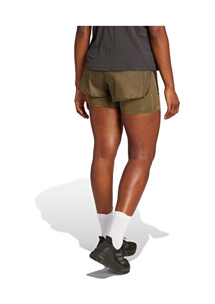 ADI365 HK2IN1 W Kadın Koşu Şortu KA1859 Haki fiyatları