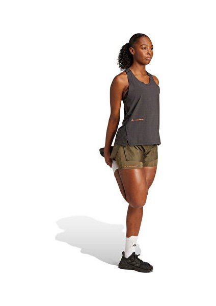 ADI365 HK2IN1 W Kadın Koşu Şortu KA1859 Haki modelleri