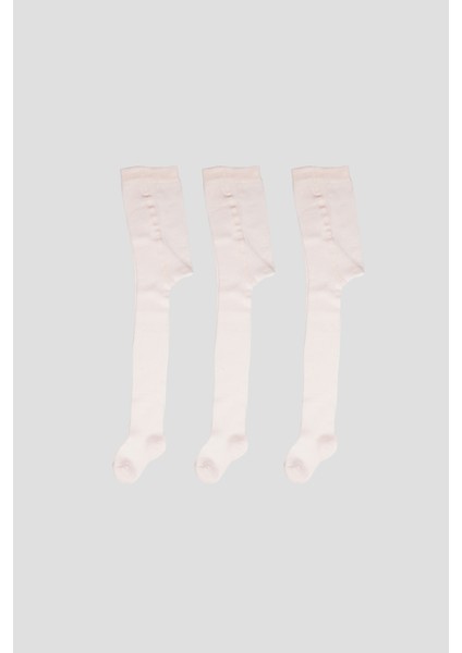 3 Adet Pamuklu Kız Çocuk ve Bebek Külotlu Çorap fırsatları