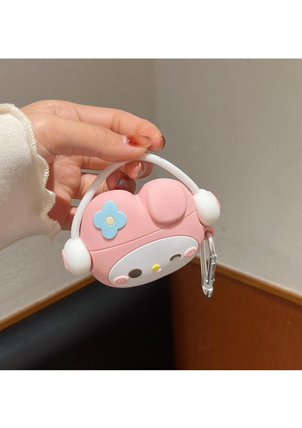 Airpods Pro 3. Nesil Uyumlu Sevimli Pembe Hello Kitty Figürlü Darbe Önleyici Kulaklık Koruma Kılıfı fırsatları