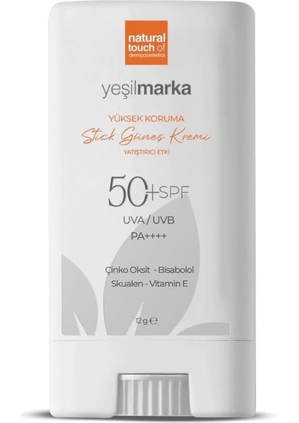 Yeşilmarka Stick Sun Screen 50 Spf Güneş Koruyucu Krem