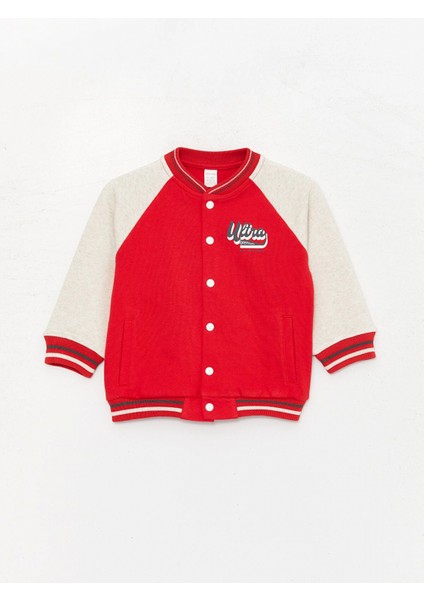 Lcw Baby Kırmızı Bisiklet Yaka Uzun Kollu Baskılı Erkek Bebek Sweatshirt ve Pantolon 2'li Takım fiyatları