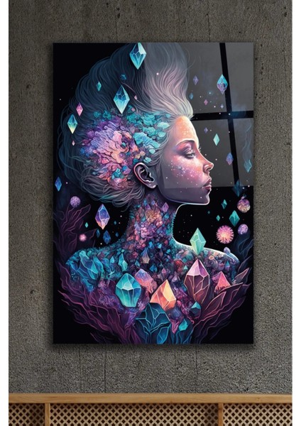 Kristal Rüyası Kadın Tasarım Cam Tablo fiyatları