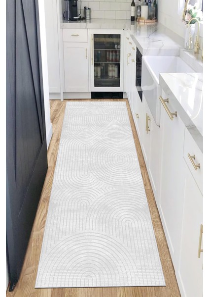 Pamuk Dokuma Taban Kaymaz Yıkanabilir Modern Yolluk Salon Yolluğu Mutfak Yolluğu Koridor Yolluğu Antre Halıları