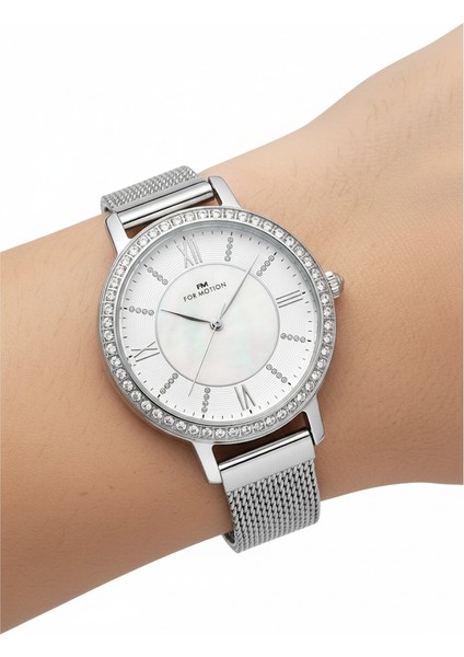 Kadın Kol Saati Gümüş Renk, Gümüş Kadran - Şık Hasır Kordon, 2 Yıl Garantili modelleri