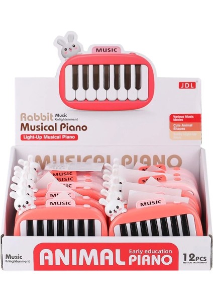 8896-1B 88 Tavşanlı Işıklı Müzikal Piano - 1 Adet Fiyatıdır modelleri