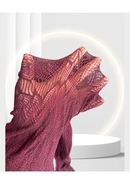 Pc Paris Azurine Gül Kurusu-Kestane Desenli Feminen Külotlu Çorap-Limited fiyatları